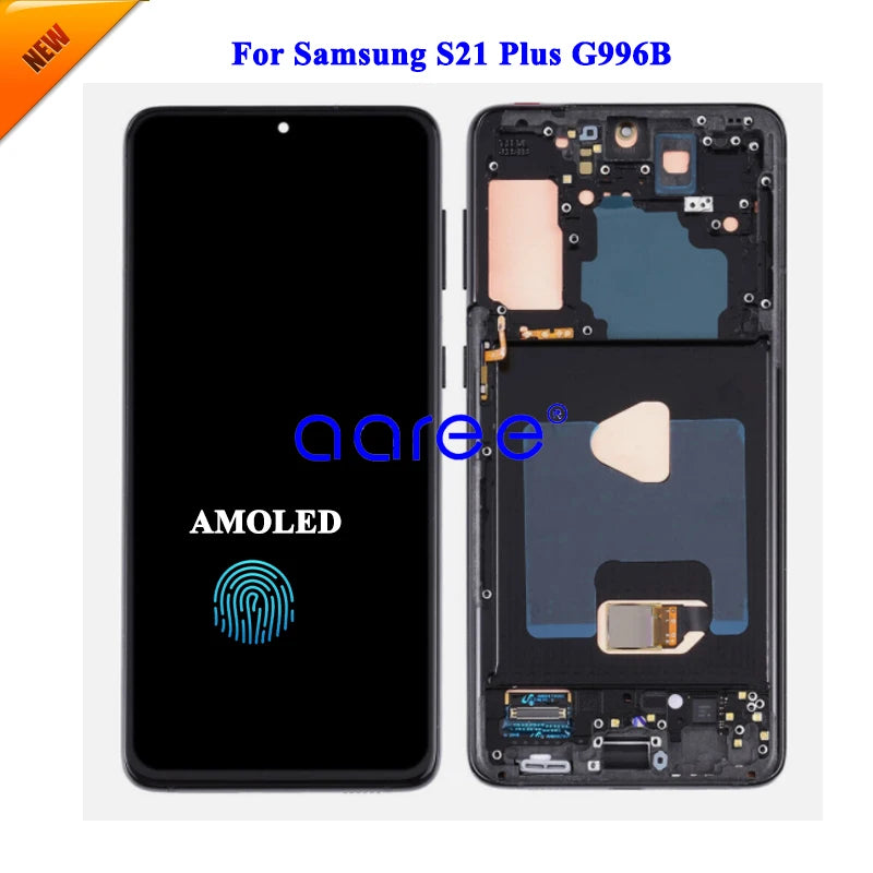 Pantalla AMOLED con Marco para Samsung Galaxy S21 Plus 5G (Digitalizador Táctil)