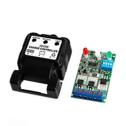 Controlador Carga Panel Solar IP30 PWM 10A 6V/12V Auto Regulador Batería