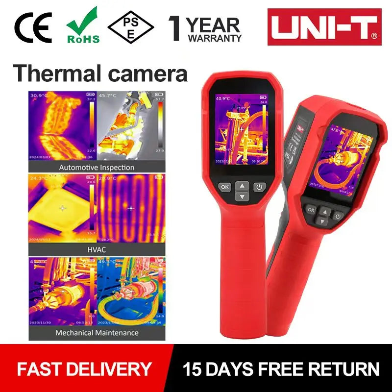 Termógrafo UNI-T UTi716S (160x120) - Cámara Térmica Portátil Inspección Equipos Calefacción/Automotriz
