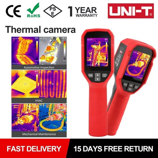 Termógrafo UNI-T UTi716S (160x120) - Cámara Térmica Portátil Inspección Equipos Calefacción/Automotriz