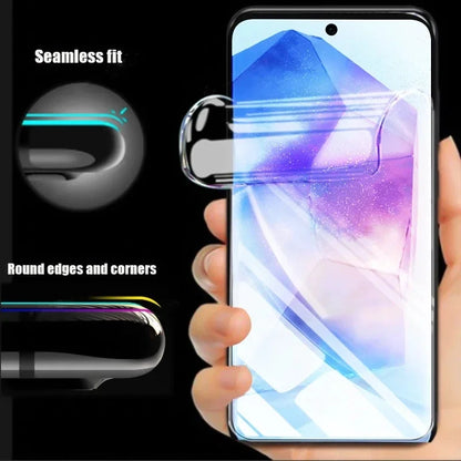 Film Hidrogel Cobertura Completa para Samsung A03/A12-A15/A21S/A23/A32-A34/A50/A52-A55/A70/A73 (4 Unidades)