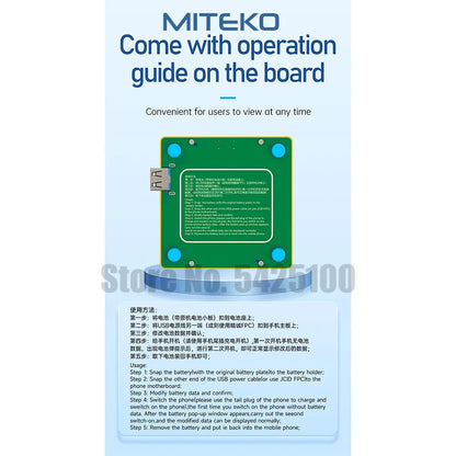 JCID JC Q1 Battery Health Quick Repair Board for iPhone 11, to 15 Pro, Solve Window, Pop-up Modify Battery Cycle, No Need FPC