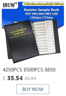 Capacitor Cerámico Multicapa Chip SMD 0805 (0.5pF-22uF) - Pack 100 Unidades (Valores Surtidos)