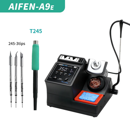 AIFEN A9E Soldering Station Compatible Original Soldering Iron Tip 210/245/115 Handle Control Temperature Welding Rework Station
