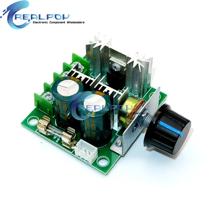 Controlador Velocidad Motor PWM DC 12-40V 10A Switch Regulador Voltaje Dimmer