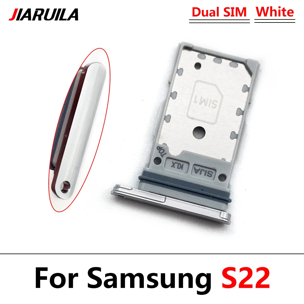 Bandeja Porta SIM/SD Card para Samsung S22 / S22 Plus / S22 Ultra - Repuesto Adaptador + Pin