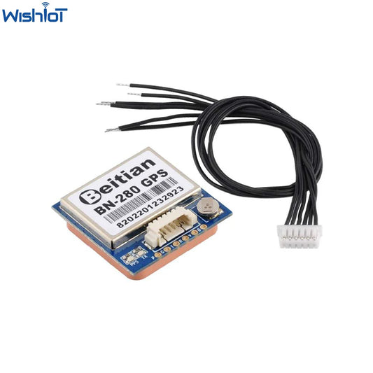 Módulo GNSS Dual Beitian BN-280 G-MOUSE (GPS/GLONASS, UART TTL, 4M Flash, 3-5V) para Arduino/RC/RPI/Drones