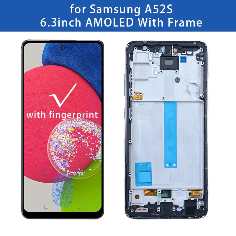 Pantalla AMOLED con Digitalizador Táctil para Samsung Galaxy A52s 5G (SM-A528B / SM-A528B/DS / SM-A528N) (Ensamblaje)