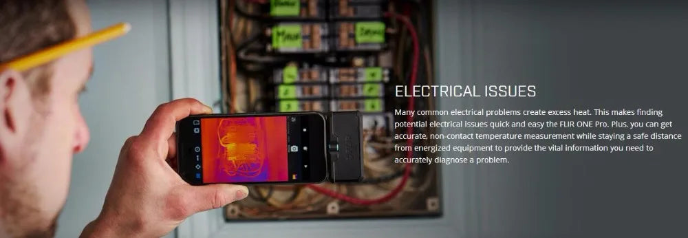 Cámara Termográfica Digital FLIR ONE Pro para ISO (Type-C) y Android (Precio Económico - Último Modelo 2023)