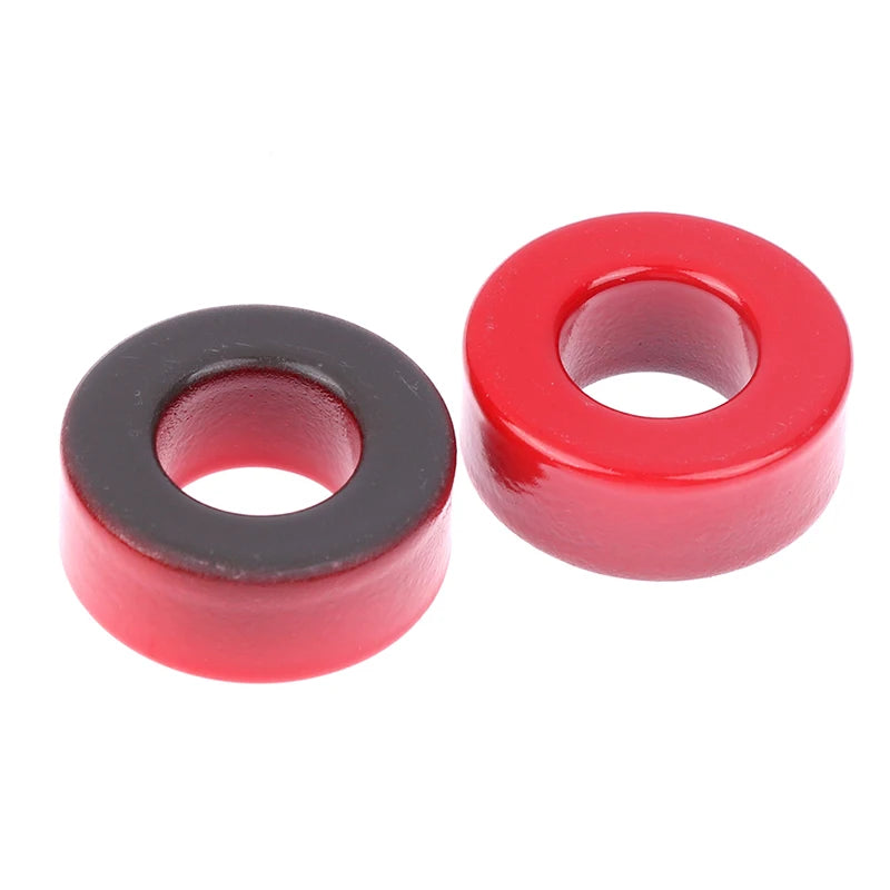 Núcleo Ferrita Toroide T106-2 Rojo (Baja Permeabilidad) 27x14x11mm - Lote 5 Piezas