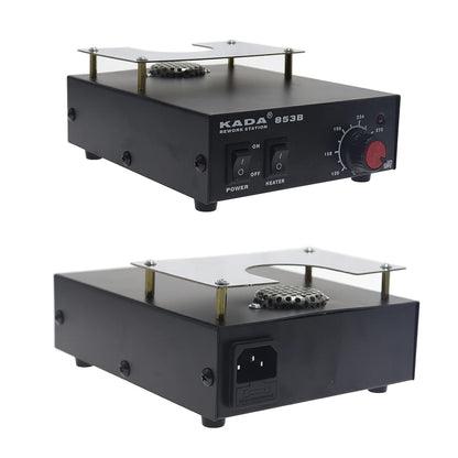 KADA 853B Welding Station 220V 540W Preheating Station for BGA PCB BGA Recycling Station Preheating /Hot Air Desoldering Station