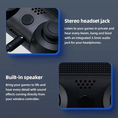 Mando Joystick Inalámbrico Bluetooth para PS4 Slim/Pro/PC/iOS/Android (Doble Vibración)