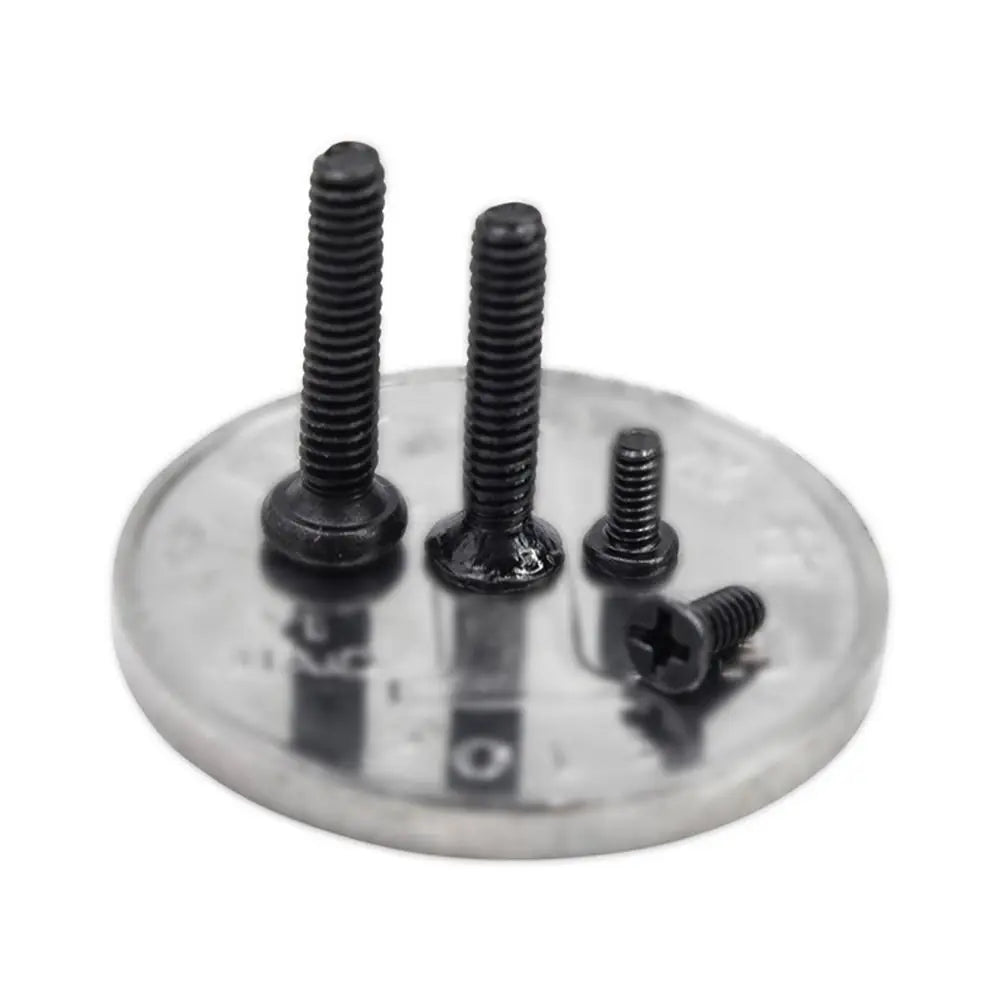 Set Mini Tornillos Acero Inoxidable 18 Tamaños para Reloj/Gafas/Electrónica Accesorio Reparación (500 Piezas)