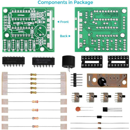 Kit DIY Módulo Electrónico Caja Musical 16 Tonos (BOX-16) para Práctica Soldadura Arduino