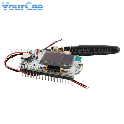 Placa Desarrollo LoRa ESP32 SX1262 WiFi Kit 32 (433-510MHz / 868-915MHz) con Pantalla OLED Azul 0.96" para Arduino