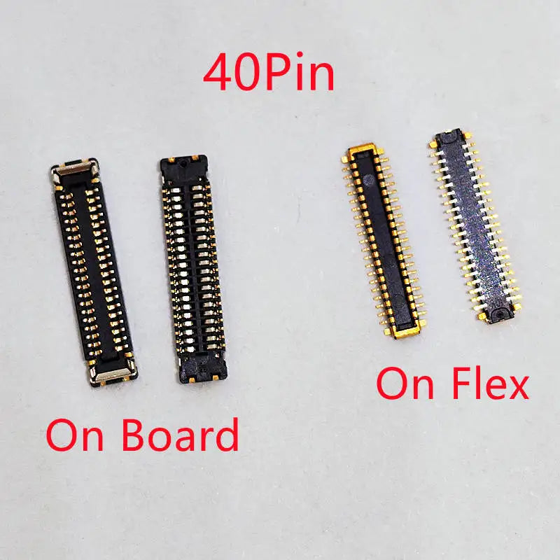 Conector FPC Pantalla LCD (40 Pines) en Placa para OPPO A15/A15S / Realme C11/C12/C15 / Narzo 20/30 (5-20 Unidades)