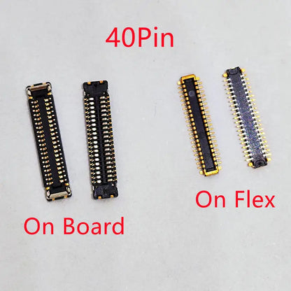 Conector FPC Pantalla LCD (40 Pines) en Placa para OPPO A15/A15S / Realme C11/C12/C15 / Narzo 20/30 (5-20 Unidades)