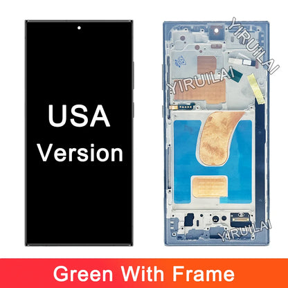 Pantalla LCD con Marco y Digitalizador Táctil para Samsung Galaxy S23 Ultra 5G (S918B/DS / S9180) (Probada)