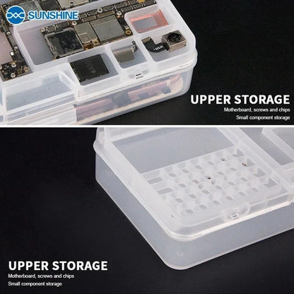 Caja Almacenamiento Multifuncional SUNSHINE SS-001A para Tornillos/Piezas Pequeñas Reparación Móviles/Placa Base