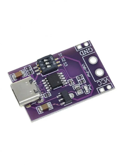 Módulo Trigger Detector Carga Rápida Type-C QC/AFC/PD2.0/PD3.0 a DC Spoof USB-PD para Notebook