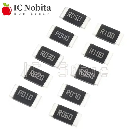 Resistencia SMD Aleación 2512 (2W, 1%, R001-R150) (10 Unidades)