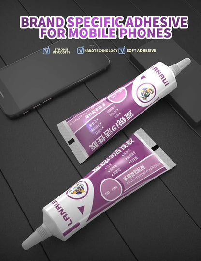 Pegamento Activo Universal LANRUI I9 para Marco/Tapa Trasera Pantalla LCD Móvil/Notebook (Reparación Despegado, Sellador Impermeable)