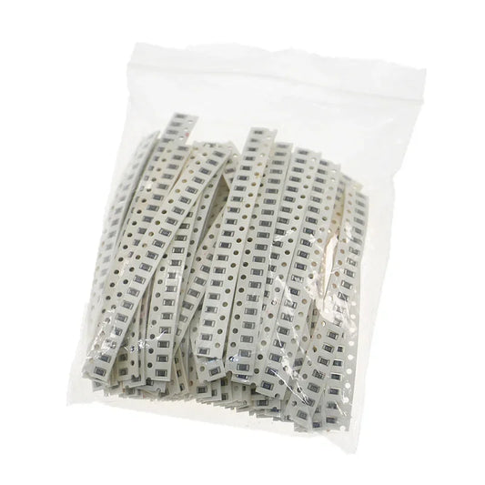 Kit Surtido Resistencias SMD 1206 - 64 Valores (0Ω-10MΩ) 5% (Total 1280 Piezas)