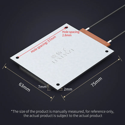 LUXIANZI Aluminum Led Remover BGA Desoldering Station PTC Fever Plate Preheating LCD Strip Chip Repair Thermostat Heating Plate