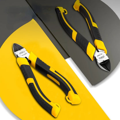 Alicate Corte Diagonal Deli CR-V (5"/6") para Joyería/Cable/Plástico (Mini Pinza Herramienta Eléctrica)