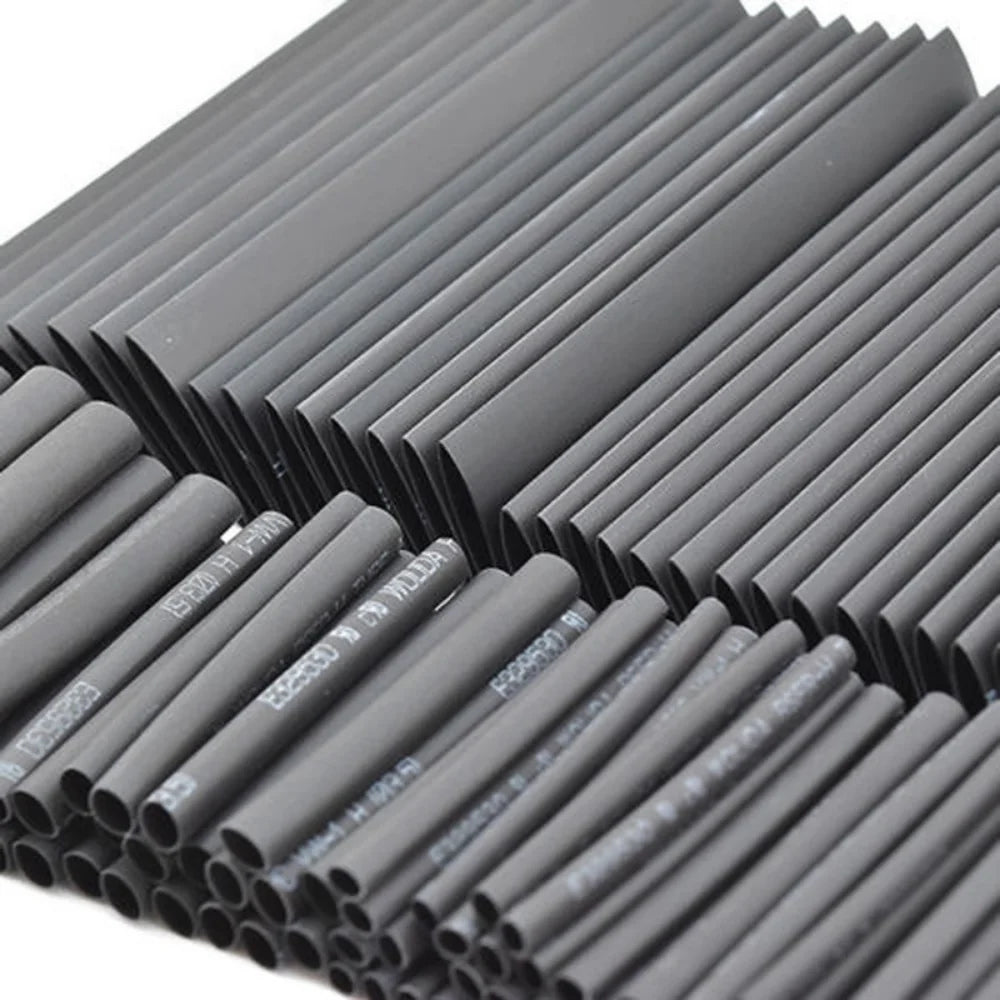 Kit Tubo Termoretráctil 2:1 Envoltura Cable Aislante Protección Conexión (127/530/580 Piezas) (Opción Pistola Aire Caliente)