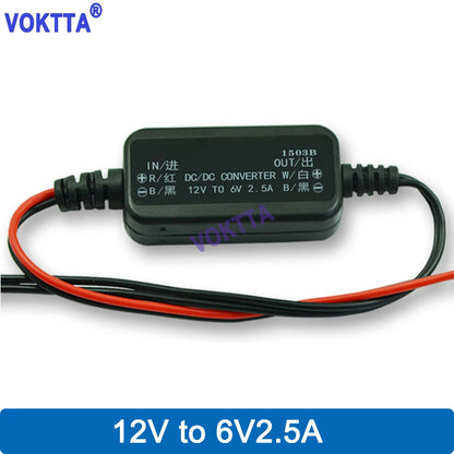 Módulo Convertidor Buck DC 12V a 3.3V/4.2V/5V/6V/7.5V/9V Step-Down No Aislado con Protección