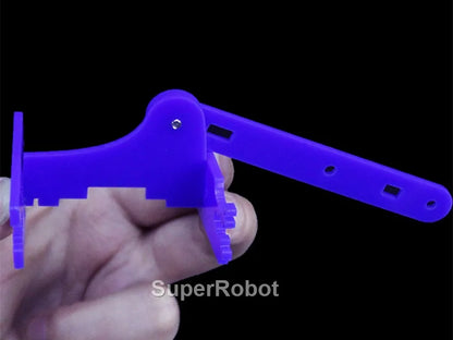 Kit Garra Brazo Robot Manipulador Mecánico Acrílico 4-DOF (Desarmado, para SG90/MG90S) Arduino STEAM