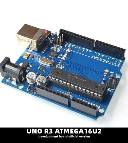 Placa Desarrollo UNO R3 (Oficial ATMEGA16U2 / WiFi R3 ATMEGA328P CH340G) compatible WeMos ESP8266 (con Caja)