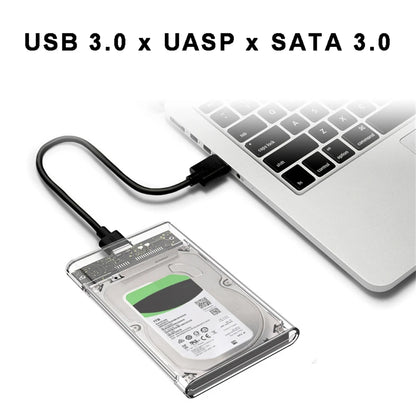 Carcasa Externa USB 3.0/Tipo C a SATA III para Disco Duro HDD/SSD 2.5" (Soporta UASP) Caja Harddisk