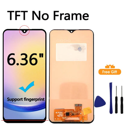 Pantalla LCD AMOLED de 6,5 pulgadas para Samsung Galaxy A24 4G, montaje de digitalizador con pantalla táctil para Samsung A245F A245M A245N, repuesto LCD