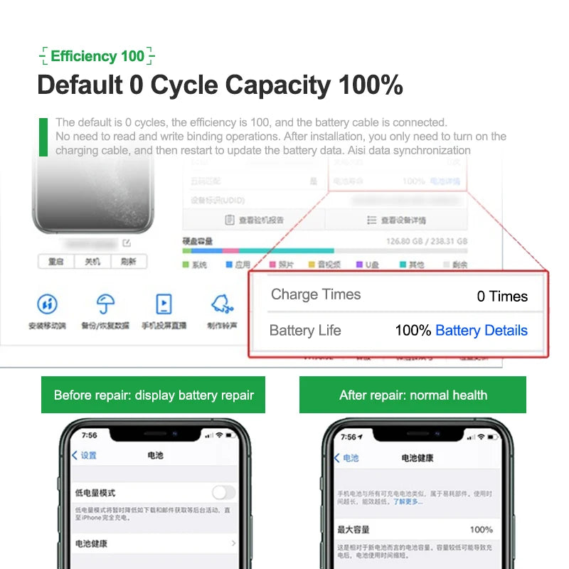 RELIFE TB-05 Battery Cable Repair Instrument Setup-free and Boot-free Adapt To Various Models for IPhone IP8G-15PM