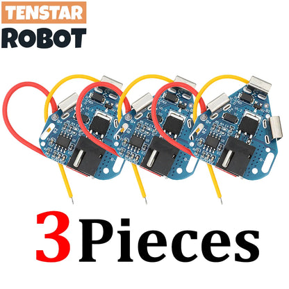 TENSTAR 3pcs BMS 3S 12.6V 6A Li-ion Lithium Battery Protection Board 18650 Power Bank Balancer Equalizer for Electric Drill