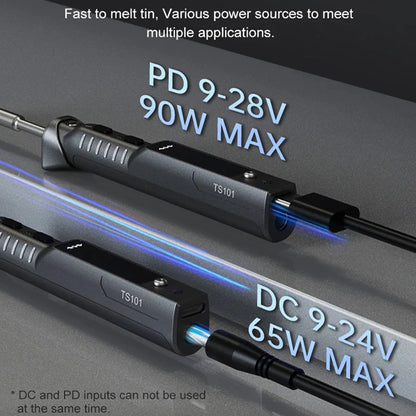 Original TS101 Soldering Iron Electric 65W LCD Temperature Adjustable Programming New TS100 Soldering Iron Upgrade