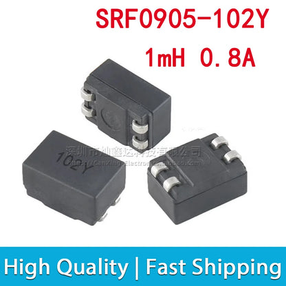 Choque Modo Común Moldeado SMD 0905 - Varios Valores (10uH a 2mH) - Lote 5 Piezas