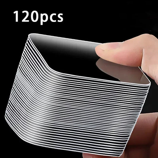Cinta Adhesiva Doble Cara Transparente Super Fuerte Reutilizable para Pared (Impermeable, Productos Hogar)