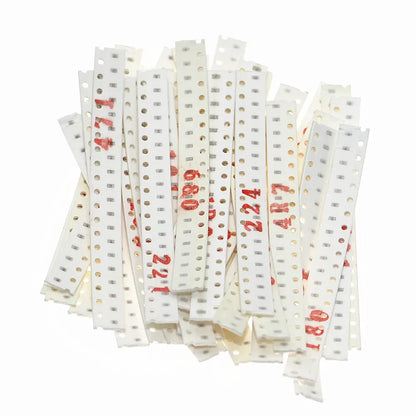 Kit Surtido Capacitor SMD 0603 (1pF-10uF, 36 Valores x 20 Unidades) - Pack 720 Piezas