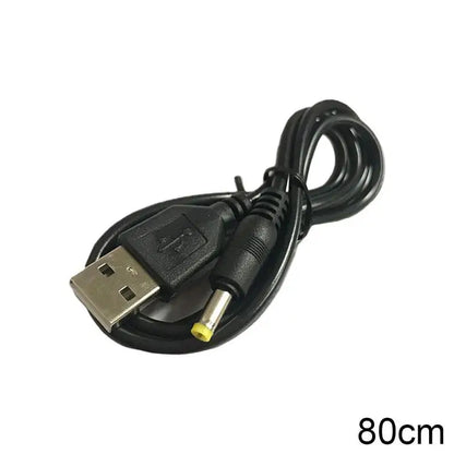 Cable Carga USB A a DC Plug (0.8m) Compatible con PSP 1000/2000/3000 (1 Unidad)