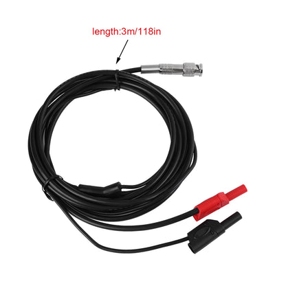 Cable Prueba Automotriz Hantek HT30A (3 Metros) - Línea Testeo BNC a Banana Alta Resistencia
