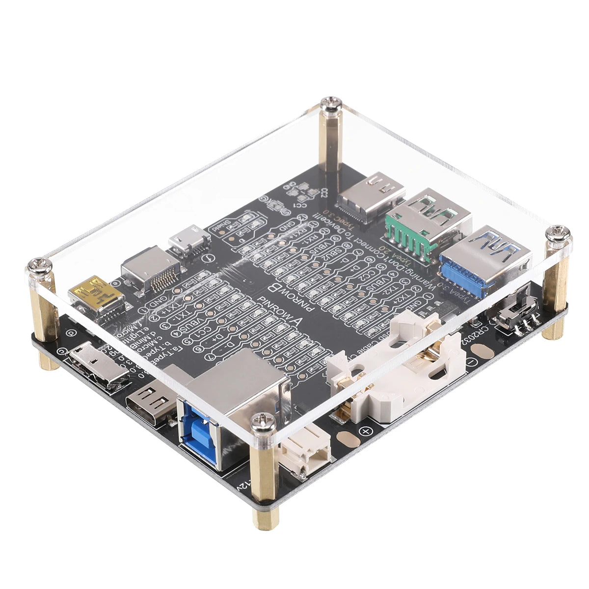 Tester Placa Prueba Cables USB (Tipo-C/B/Micro) Detección Cortocircuito/Anomalía para iOS/Android