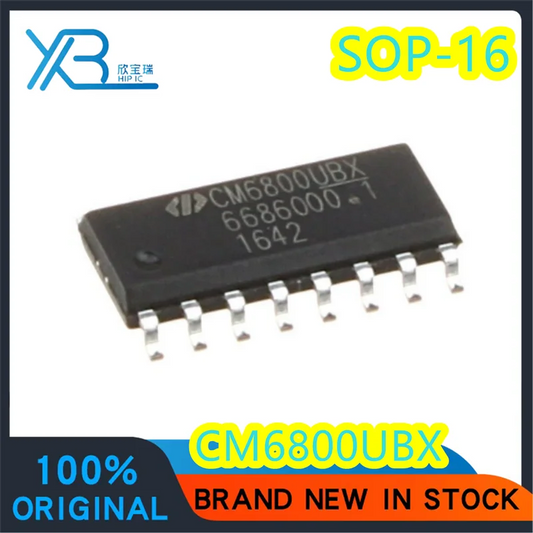 Circuito Integrado (IC) Gestión Energía CM6800UBX / CM6800U (SOP-16) (Nuevo Original, 3/40 Unidades)