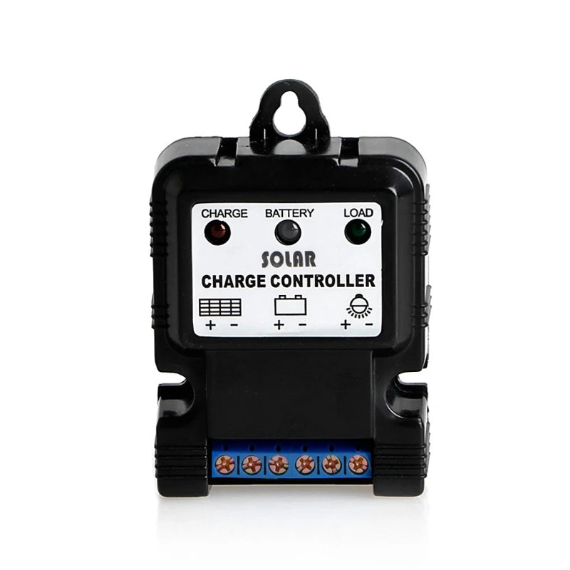 Controlador Carga Panel Solar IP30 PWM 10A 6V/12V Auto Regulador Batería