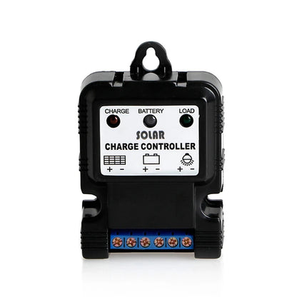 Controlador Carga Panel Solar IP30 PWM 10A 6V/12V Auto Regulador Batería