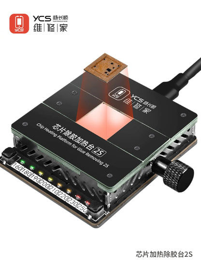 YCS 2S CPU Heating Platform Magical Degumming Station For Mobile Phone IC CPU Heating Glue Removal Solder Removal BGA Reball