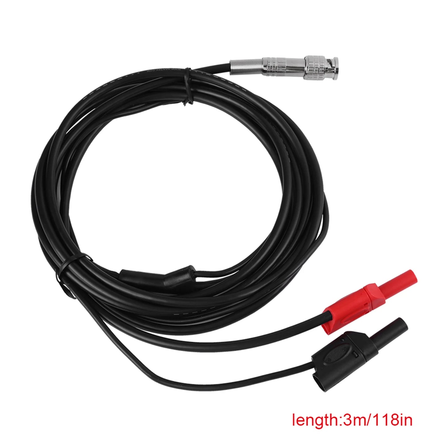 Cable Prueba Automotriz Hantek HT30A (3 Metros) - Línea Testeo BNC a Banana Alta Resistencia