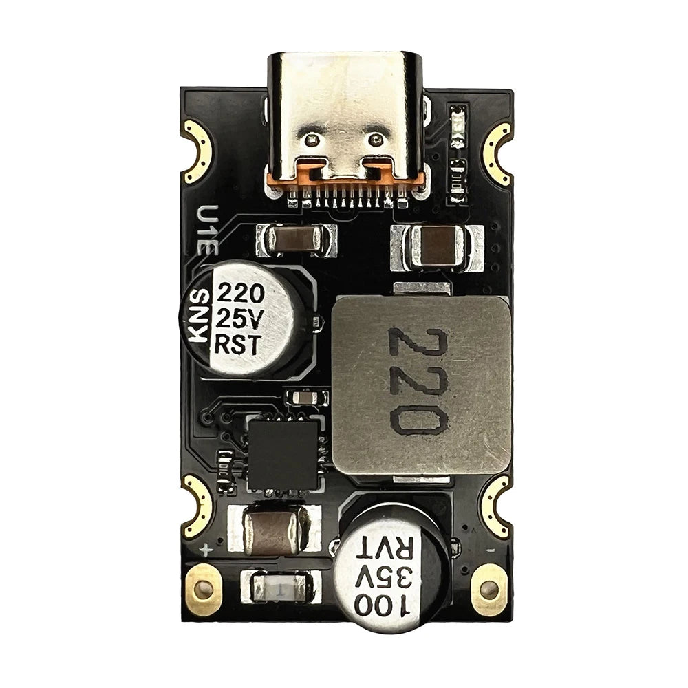 Módulo Carga Rápida PD 65W USB-C Soporta PD3.1/QC3.0/SCP/PPS para Arduino DC 8-30V
